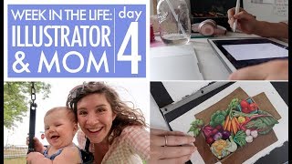 Artist & Mom Vlog | How long does it take to get illustration clients?