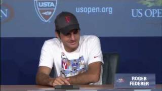 2011 US Open Press Conferences: Roger Federer (Semifinals)