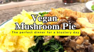 Make a Hearty Vegan Mushroom Pie with Me on a Blustery Cyprus Day 🏡🥧🌱