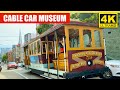 San Francisco California Cable Car Museum Tour with Jazz Vacation 4K HDR #travel