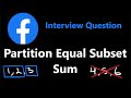 Partition Equal Subset Sum - Dynamic Programming - Leetcode 416 - Python
