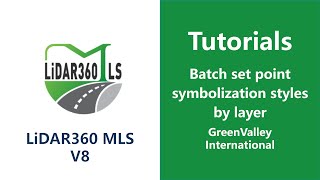 CADPlugins | 7 Batch set point symbolization styles by layer - LiDAR Software Tutorial