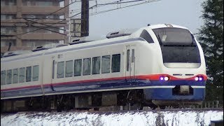 特急しらゆき4号E653系H201編成信越本線上り3014M