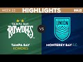 8.12.2023 | Tampa Bay Rowdies vs. Monterey Bay F.C. - Game Highlights