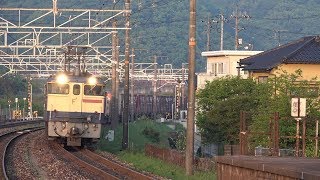 山陽本線 和気駅を通過する高速貨物列車＆旅客列車 2018 4 28