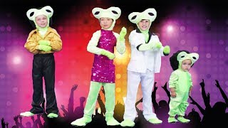 Five Little Speckled Frogs | Disco | Songs for Kids | Easy subtraction