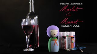 Kadena Arts \u0026 Crafts - Merlot \u0026 Monet Kokeshi Doll (19 March 2016)