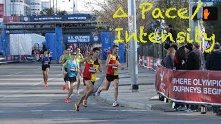 RELATIVE PACES AND INTENSITY SPECTRUM FOR WORKOUTS: SAGE RUNNING MARATHON TRAINING TIPS