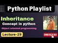29. Inheritance in Python Explained | Types of Inheritance with Real-World Examples 🚀
