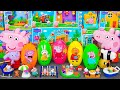 93 Minutes Satisfying with Unboxing Peppa Pig Surprise Egg Collection Review Compilation ASMR