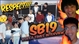 SB19 KOREA TIMES INTERVIEW REACTION | FILIPINO-AMERICANS REACT 🤯