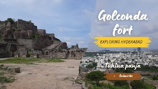 Golconda fort a historical place in Hyderabad....