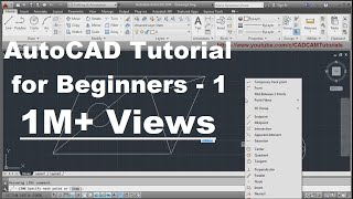 AutoCAD Tutorial for Beginners | Lesson - 1