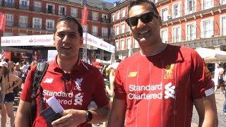 Tottenham v Liverpool - Interviews With Fans Gathering In Madrid Ahead Of Champions League Final