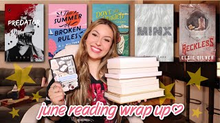 the 11 books i read in june!! reading wrap up 📖🌷