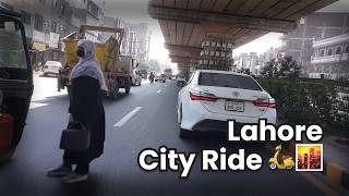 Lahore City Ride 🛵 Exploring from Pioneer Motors to Township 🚦 #LahoreLife 🌇