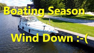 The End is Near - Boating Season Wind Down