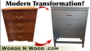 Cut Down A Dresser to make it shorter // WnW 236