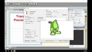 VinylCut 5 Software Look at the Trace Image Output Preview Settings, Step by Step Video
