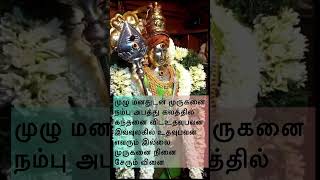 முருக சரணம் முழுமனதுடன் முருகனை நம்பு எல்லாம்  நல்லதே நடக்கும்🙏🏼🙏🏼🙏🏼🙏🏼🙏🏼🙏🏼🙏🏼