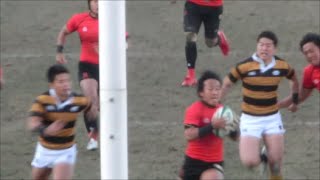 2015　ラグビー大学選手権　準決勝　帝京vs 慶応