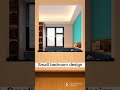 Small Bedroom Design - Animation View.  #furnituredesign, #modern #furniture #studio