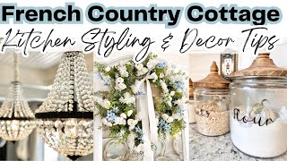 Decorating ideas / French Country cottage style / kitchen styling  & decorating ideas