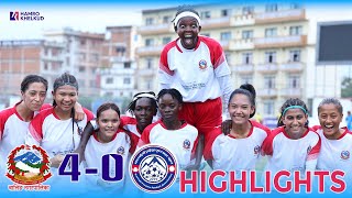 HIGHLIGHTS : Waling 4-0 Karnali | ANFA Women's League | वालिङ नगरपालिका ४-० कर्णाली प्रदेश