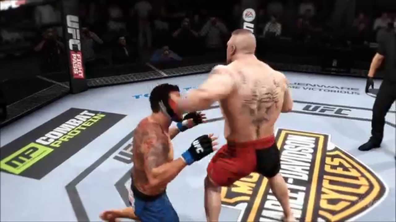 EA Sports UFC - Brock Lesnar Vs Frank Mir Gameplay (PS4 HD) [1080p ...