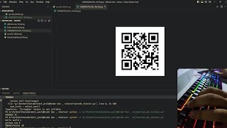 ASMR Programming - Make QR Generator Using Tkinter - No Talking [ Python ]