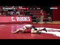 133 lbs 1 seth gross wisconsin vs. cayden rooks indiana 2020 b1g wrestling