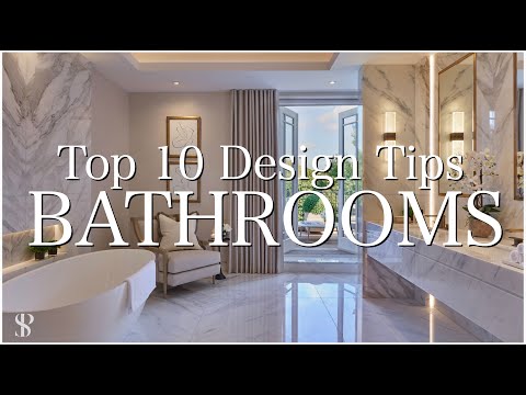 TOP 10 DESIGN TIPS FOR THE BATHROOM INTERIOR DESIGNER Behind The Design