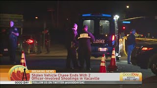 Chase Involving Stolen Vehicle Ends In 2 Officer-Involved Shootings In Vacaville