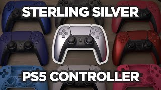NEW PS5 Controller Colour Sterling Silver | Deep Earth + Comparison