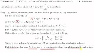 Real Analysis: Lecture 16 - Countable and Uncountable sets (Part 3) - Theorems and Problems