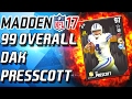 99 OVERALL DAK PRESSCOTT! THERE IS A GOD! - Madden 17 Ultimate Team