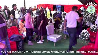 MR MTHOKOZISI SIMON NKUNZIYEBHENDO MAYISELA'S SIBIYA FUNERAL