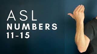 Numbers 11-15 in ASL | American Sign Language for Beginners