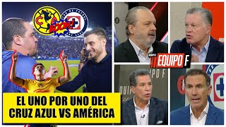 BUEN DEBATE Alarcón, Gómez Junco, Paco Gabriel y Peláez deshojan el CRUZ AZUL vs AMÉRICA | Equipo F