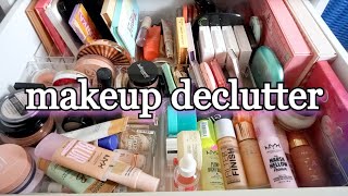 MAKEUP DECLUTTER | Foundations, Primers, Blush, Bronzers etc #makeupdeclutter