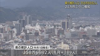 静岡県の推計人口2年ぶりに増加　4月から189人増も4カ月連続で360万人割れ