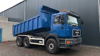 OPTIMA TRUCKS | MAN 33 403 EURO 2 TREKKER/KIPPER 235000 km GROS PONTS/BIG AXLES RETARDER