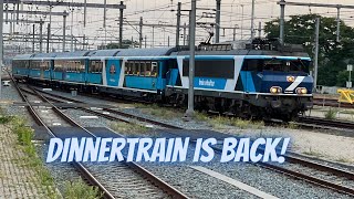 TCS 102001 komt met de Dinnertrain door station Utrecht Centraal!