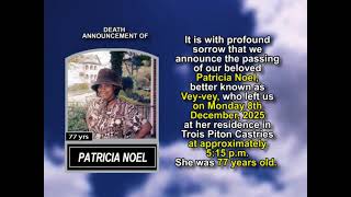 Patricia Noel ~ Short Obituary