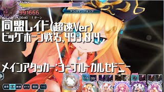 【宝石姫】同盟レイド11/12~：ビッグホーン戦(超速Ver)