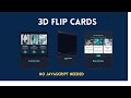 Build 3D Portfolio Flip Cards with HTML & CSS Only | Day 29 | Modern UI Animation Tutorial
