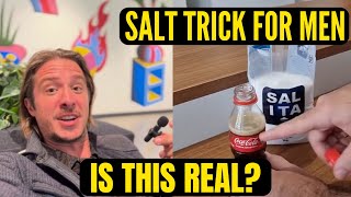 SALT TRICK FOR MEN ― (HOMEMADE RECIPE) ― SALT TRICK FOR MEN RECIPE - BLUE SALT FOR MEN - SALT TRICK