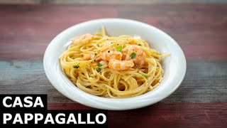 Spaghetti limone e gamberi S3 - P74