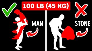 Why You Can Lift 100-lb Person But Not 100-lb Rock