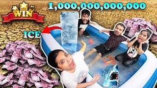 Last To Leave Swimming Pool Wins 1 Crore Rs. Challenge | Hungry Birds